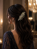 گیره شنیون ، مروارید سنگی